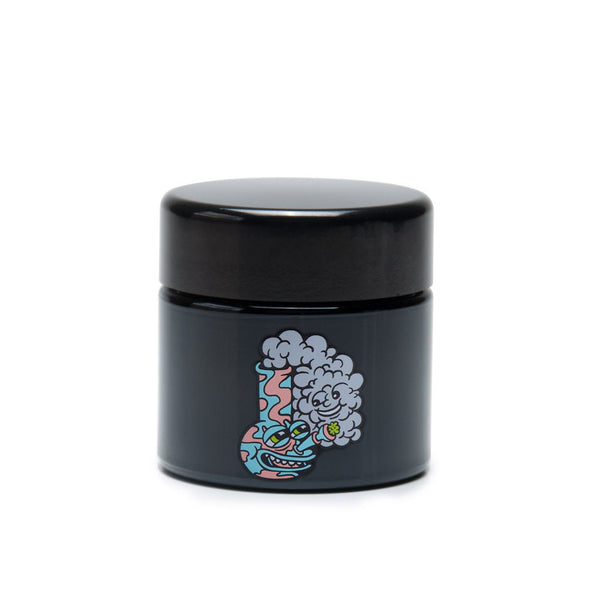Medium Black Stash Jar - Jars - killeracid.com