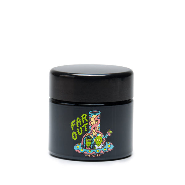 Medium Black Stash Jar - Jars - killeracid.com
