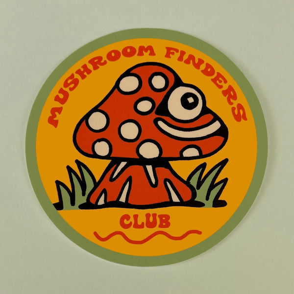 Mushroom Finders Club Sticker - Stickers - killeracid.com