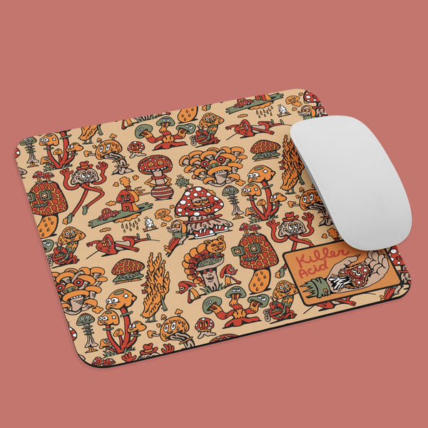 Mushroom Friends Mouse Pad - killeracid.com