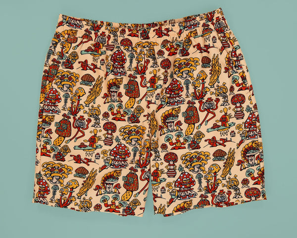Mushroom Friends Shorts - Shorts - killeracid.com