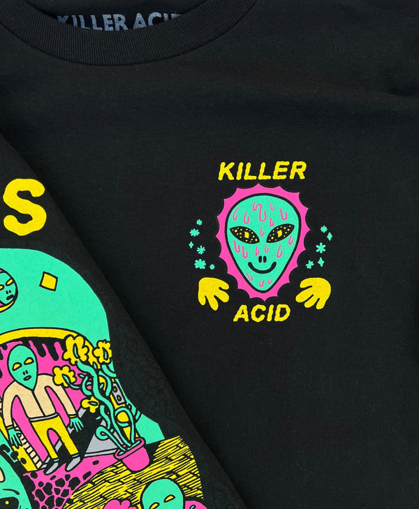 No Bad Trips Black Long Sleeve - Long Sleeves - killeracid.com