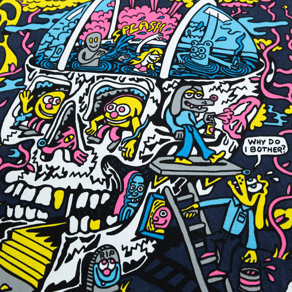 No Brain Vintage Wash T-Shirt - T-Shirts - killeracid.com