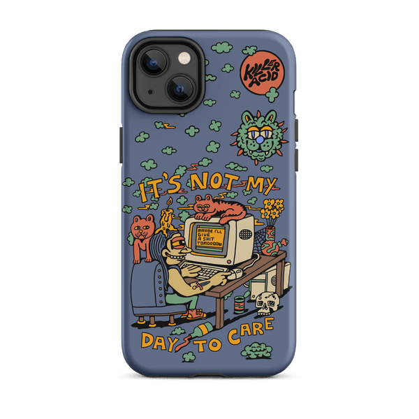 Not My Day to Care iPhone Case - killeracid.com