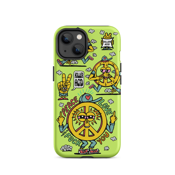 Peace, Love & Fuck You iPhone Case - killeracid.com