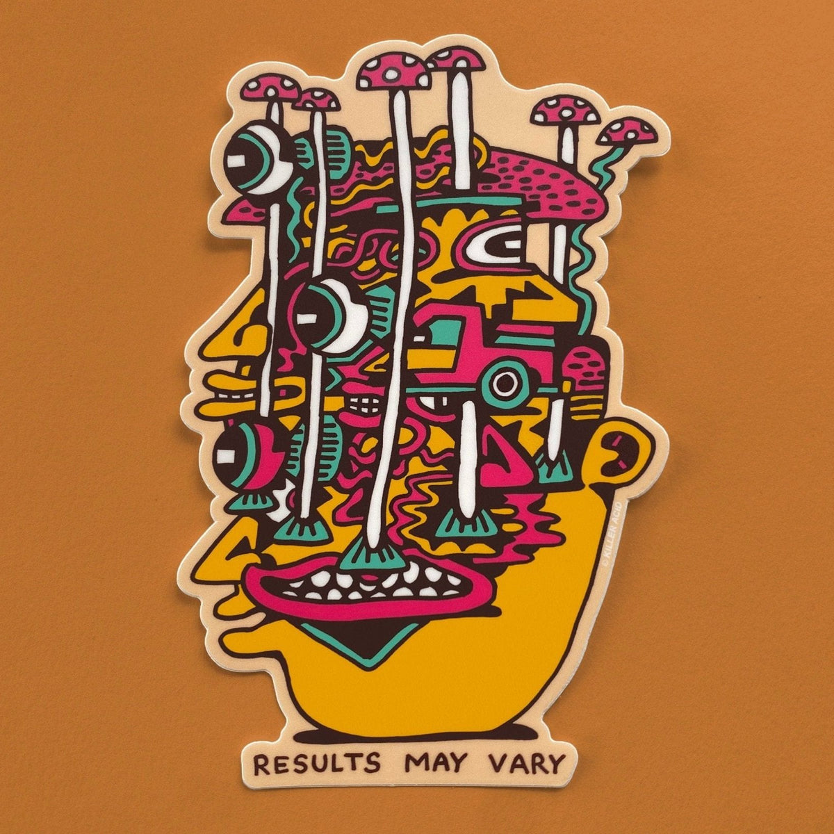 Results May Vary Sticker Killer Acid