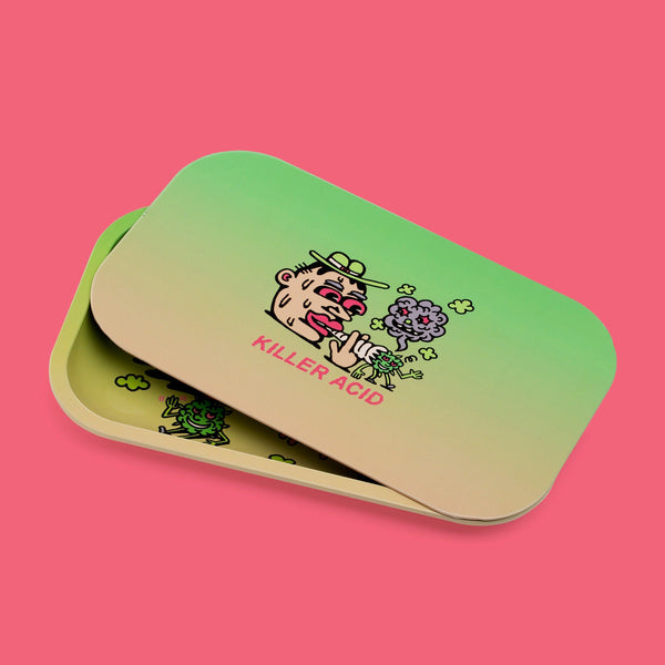 Smoke Em Metal Rolling Tray - Accessories - killeracid.com