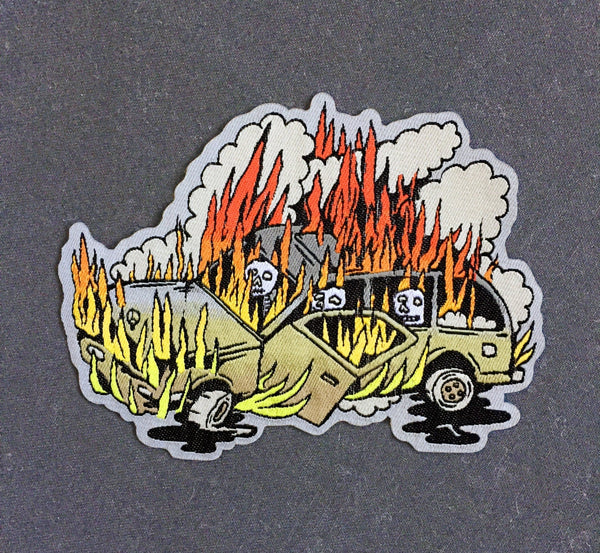 SUV on Fire Patch - Patches - killeracid.com