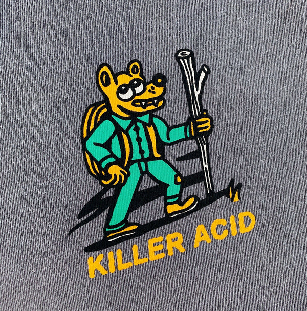 Take A Hike Vintage Gray Pigment Wash T-Shirt - T-Shirts - killeracid.com