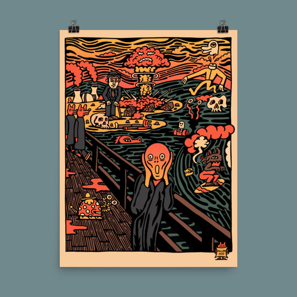 The Scream Poster - Posters & Prints - killeracid.com