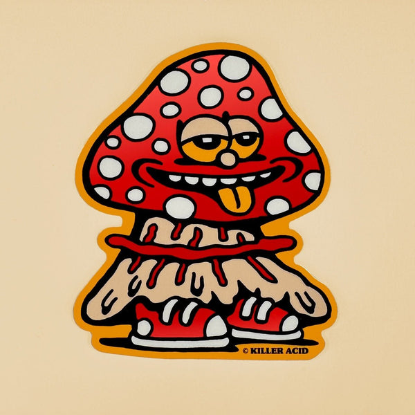 Toadstool Metallic Sticker - Stickers - killeracid.com