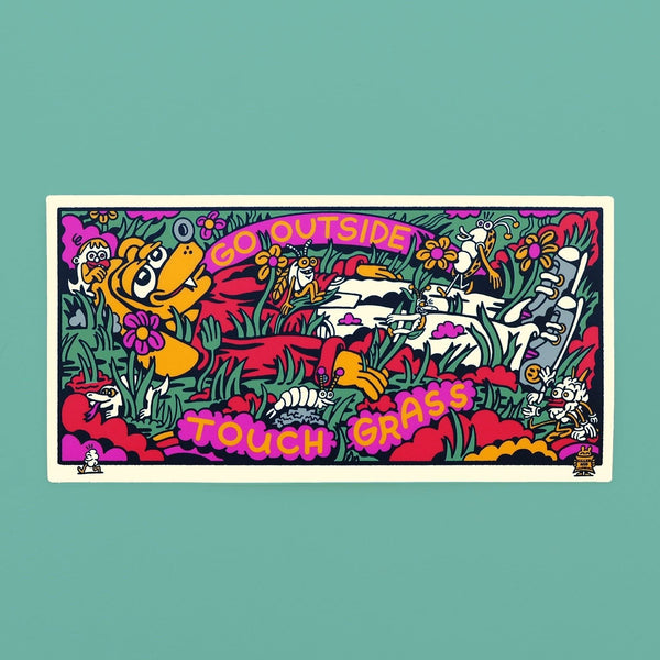 Touch Grass Sticker - Stickers - killeracid.com