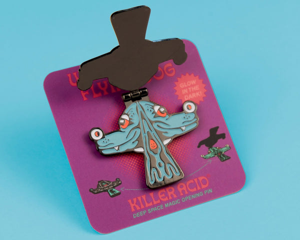 Unidentified Flying Dog Enamel Pin - Pins - killeracid.com