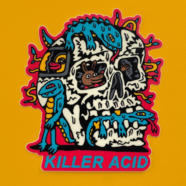 World Goes On Sticker - Stickers - killeracid.com