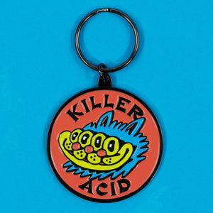 4 Eyed Cat Keychain - Key Chains - killeracid.com