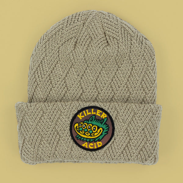 4 Eyed Cat Knit Beanie - Beanies - killeracid.com