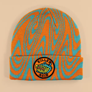 4 Eyed Cat Swirl Beanie - Hats - killeracid.com