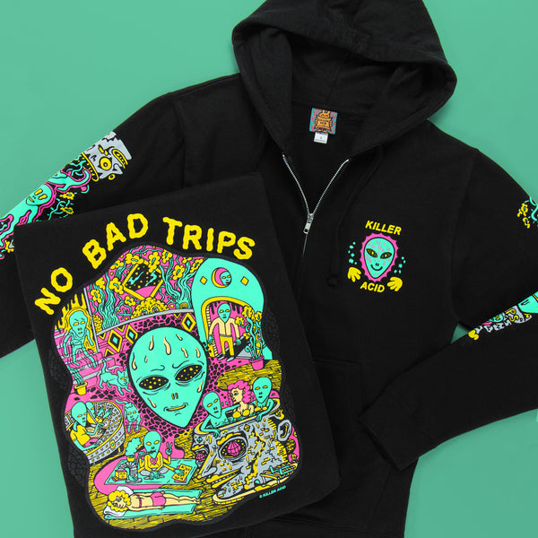 トップス LGB NO.PK /STD black parker Hoodie NoBadTripsHoodieProductPhoto-