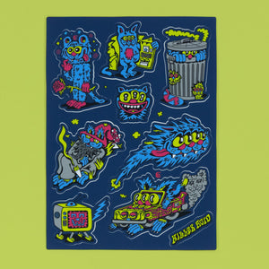 Street Cats Sticker Sheet
