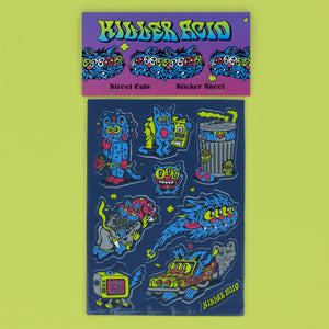 Street Cats Sticker Sheet