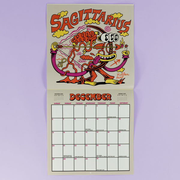 Astrology Freaks 2026 Calendar - Posters & Prints - killeracid.com