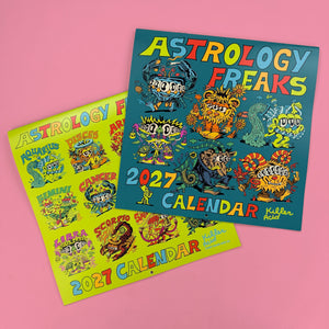 Astrology Freaks 2027 Calendar + Astro Sticker - Posters & Prints