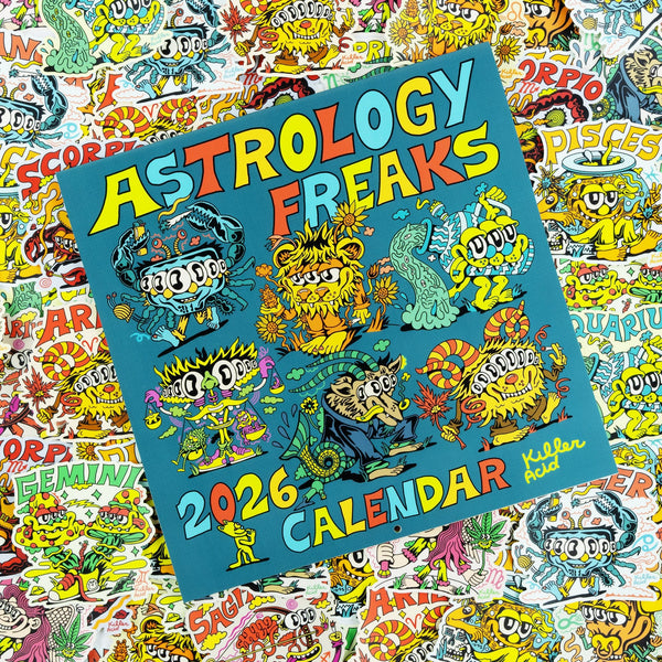 Astrology Freaks Calendar + Astro Sticker - Posters & Prints - killeracid.com