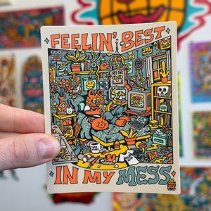 Best Mess Sticker - Stickers