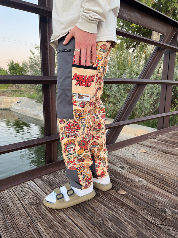 Bindle Conspiracy x Killer Acid Shroom Pants (M) - Pants - killeracid.com