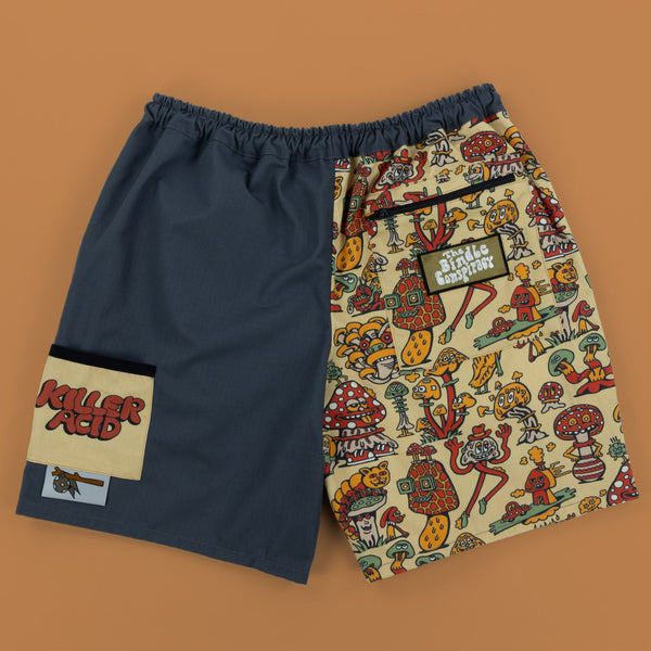 Bindle Conspiracy x Killer Acid Shroom Shorts - Shorts - killeracid.com