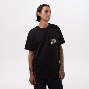 Black Skull Pocket T-Shirt - T-Shirts