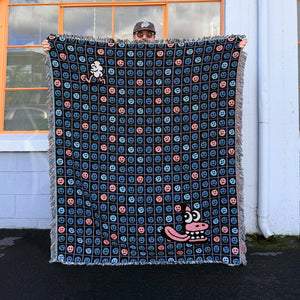 Black Tabs Blanket - Blankets - killeracid.com