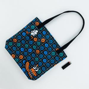 Black Tabs Large Tote Bag - Bags