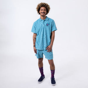 Blue Shroom Polo Shirt - Polo Shirts