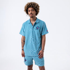 Blue Shroom Terry Shorts - Shorts