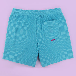 Blue Shroom Terry Shorts - Shorts