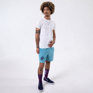 Blue Shroom Terry Shorts - Shorts