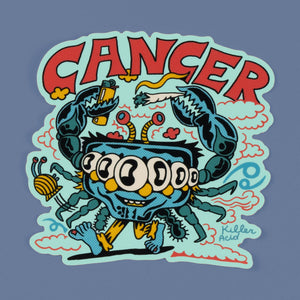 Astrology Freaks Cancer Sticker - Stickers