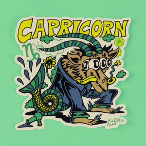 Astrology Freaks Capricorn Sticker - Stickers