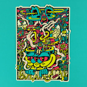 Cat Fantasy XL Sticker - Stickers - killeracid.com