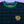 Killer Acid Third Eye Cat Jacquard T-Shirt - green wavy-jacquard tee with cat-face chest patch