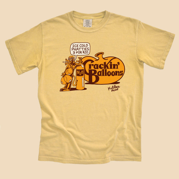 Crackin' Balloons T-Shirt - killeracid.com