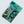 Killer Acid Cretaceous Cosmonauts Banner - teal dinosaurs and aliens UFO scene wall flag