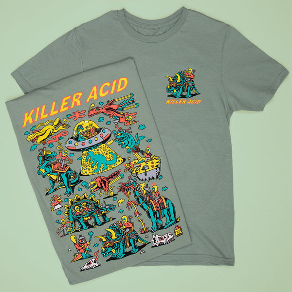 Cretaceous Cosmonauts T-Shirt - T-Shirts - killeracid.com