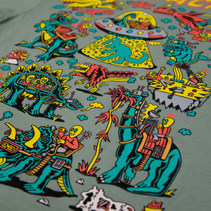 Cretaceous Cosmonauts T-Shirt detail view 6