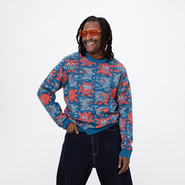 Dusk Til Dawn Knit Sweater - Long Sleeves - killeracid.com