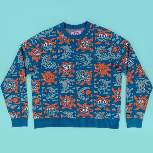 Dusk Til Dawn Knit Sweater - Long Sleeves - killeracid.com