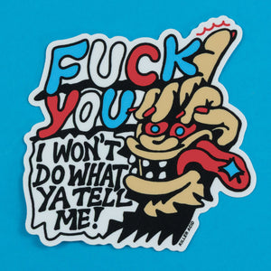 F You Sticker - Stickers