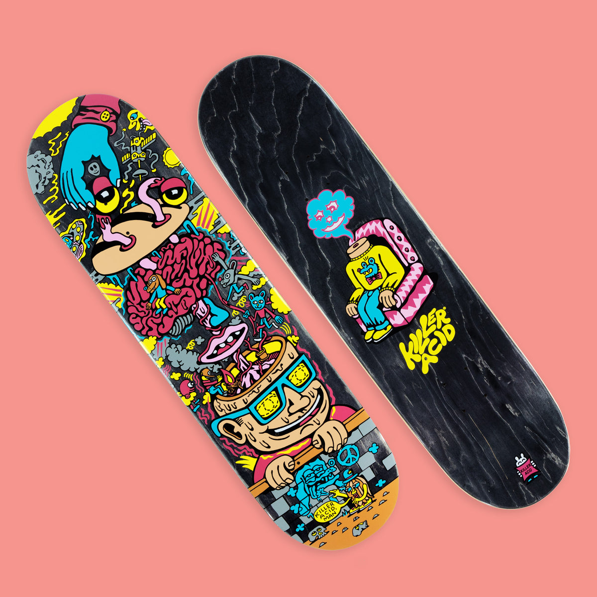 Pop Your Top Skateboard Deck | Killer Acid
