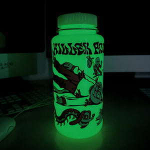 Floral Cat Water Bottle - Accessories